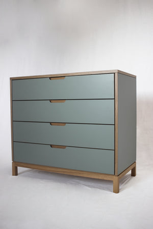 Aida Laminate & Oak Chest Of Drawers