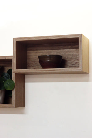 (NEW) Oak Veneer Wall Boxes