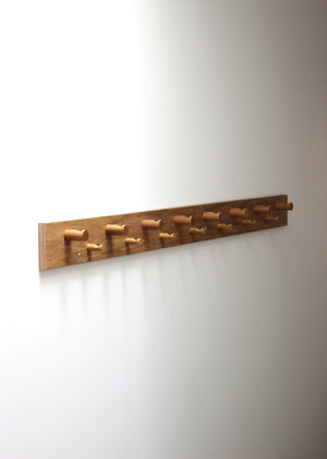 Oak Coat Hooks