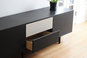 Nelson Sideboard 240cm in Black Valchromat